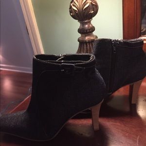 Ladies denim booties